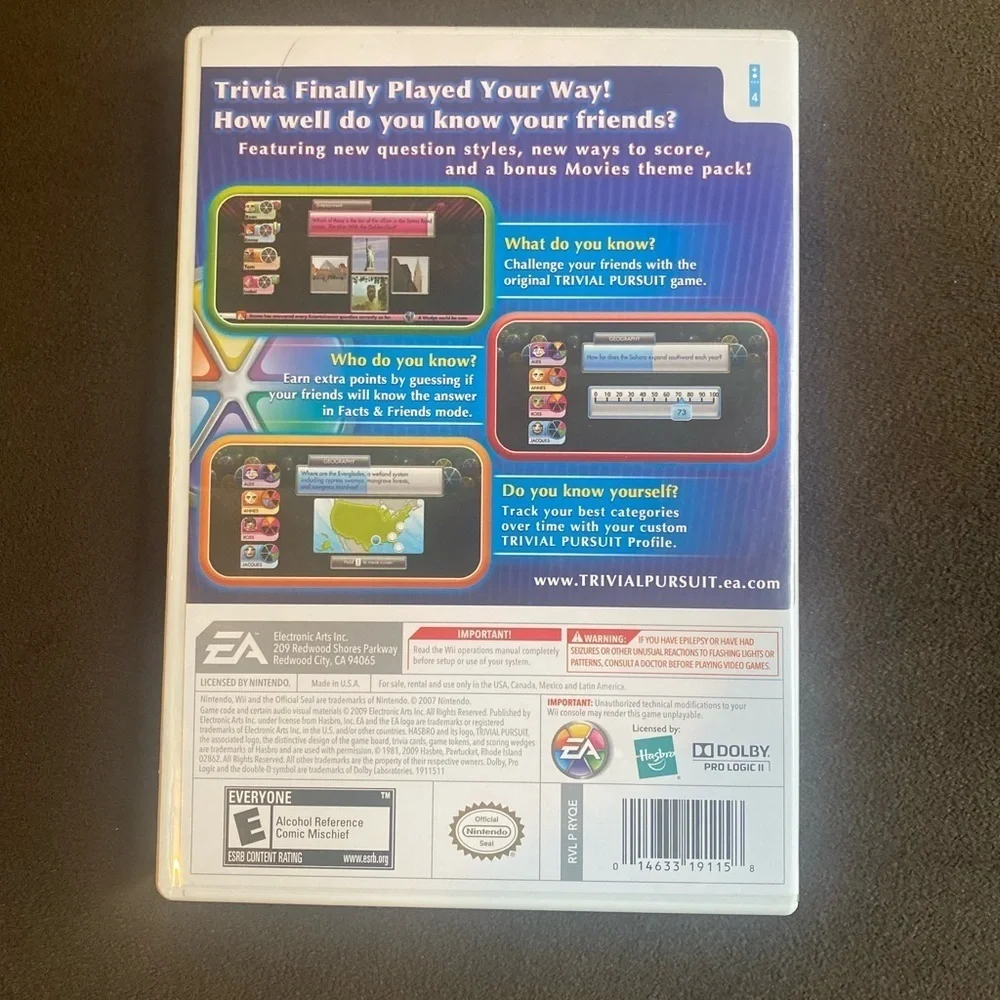 Wii Trivial Pursuit